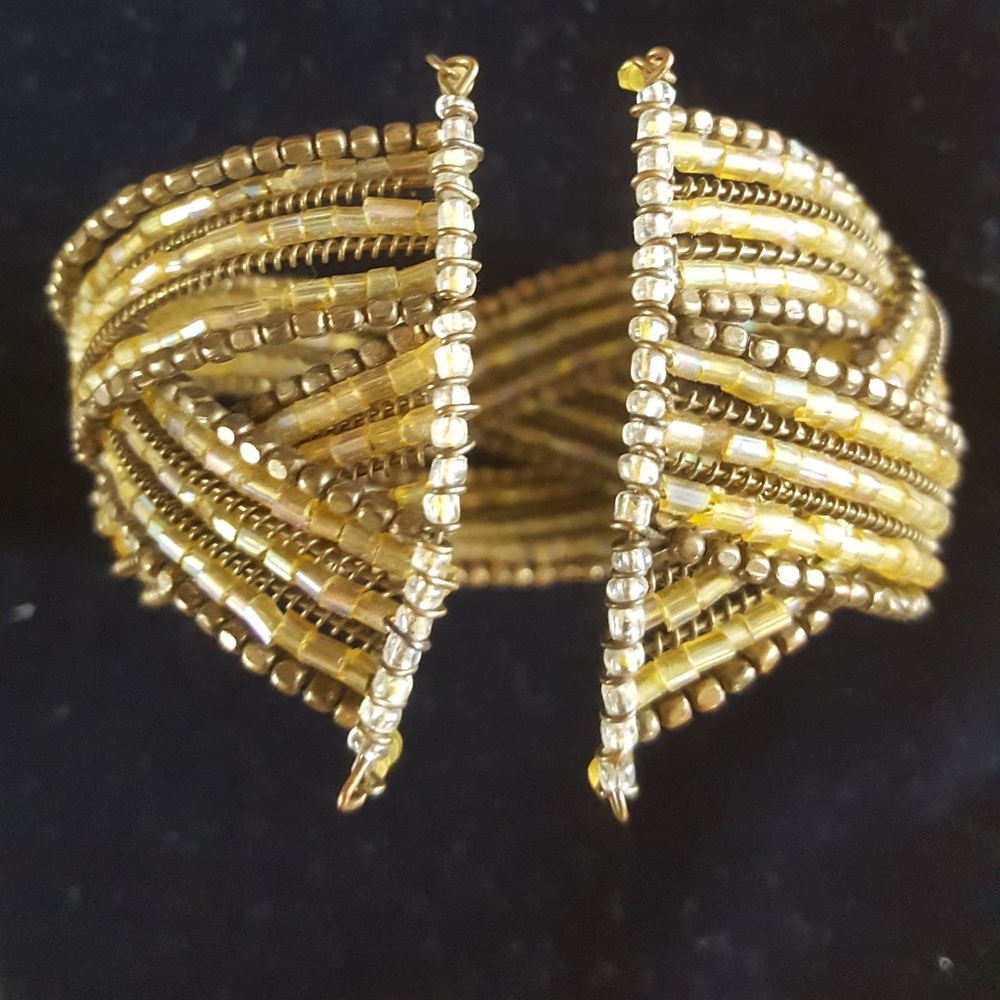 Bugle bead bracelet
